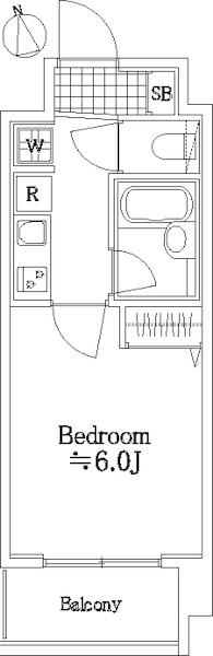 プレール大森EAST 2階階 間取り