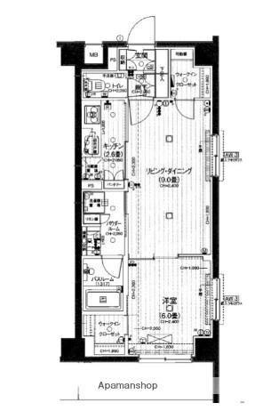 デュオステージ横濱赤門通り 2階階 間取り