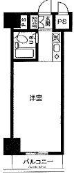 セントレー伊勢佐木(ワンルーム/3階)の間取り写真