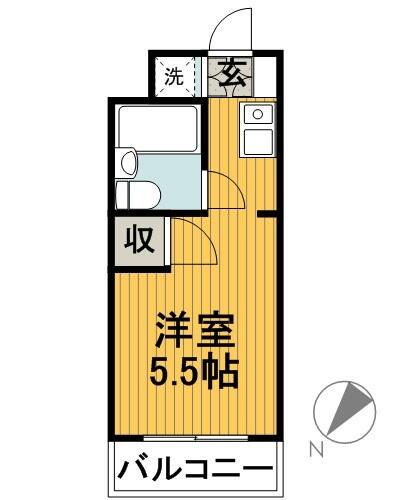 サンホワイト磯子 3階階 間取り
