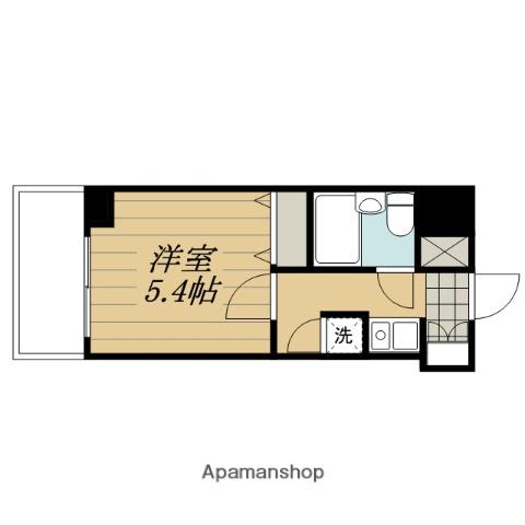 ライオンズプラザ平塚第2(1K/2階)の間取り写真