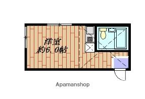 ユナイト田浦パルタージュ(ワンルーム/1階)の間取り写真