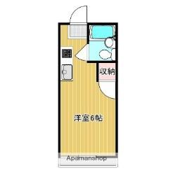 ベルハイツ(ワンルーム/1階)の間取り写真