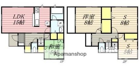 京浜急行電鉄逗子線 六浦駅 徒歩9分 2階建 築9年(4LDK)の間取り写真