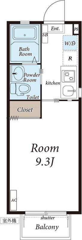 DAIYU24番館(ワンルーム/1階)の間取り写真