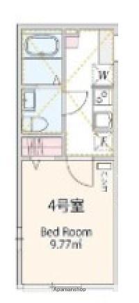 アザーレ・LUX日吉本町(1K/1階)の間取り写真