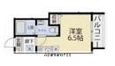 うみかぜハイツⅡ(ワンルーム/1階)の間取り写真