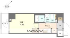 N-STAGE ISEHARAⅡ(1K/6階)の間取り写真