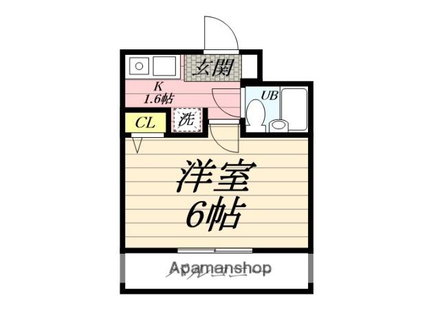 クリオ藤沢本町壱番館(1K/5階)の間取り写真