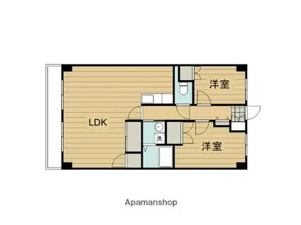 マイメゾン湘南一番館(1SLDK/2階)の間取り写真