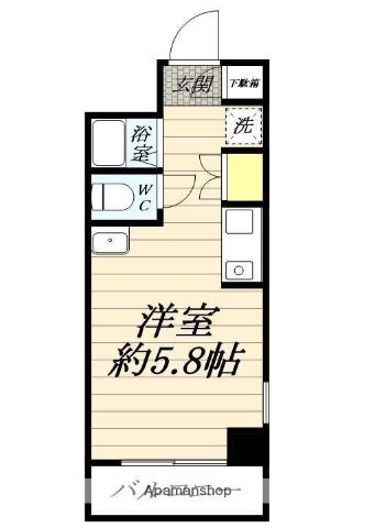 シーサイドビラ鵠沼 2階階 間取り