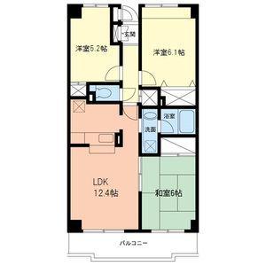 リヴェール湘南(3LDK/3階)の間取り写真