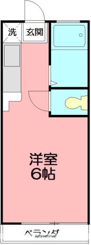 サンハイツ松嶋 2階階 間取り