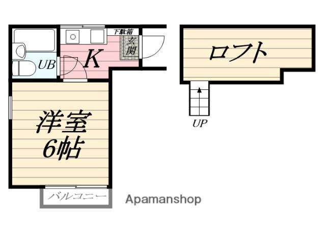 ドルフ桜ヶ丘 2階階 間取り