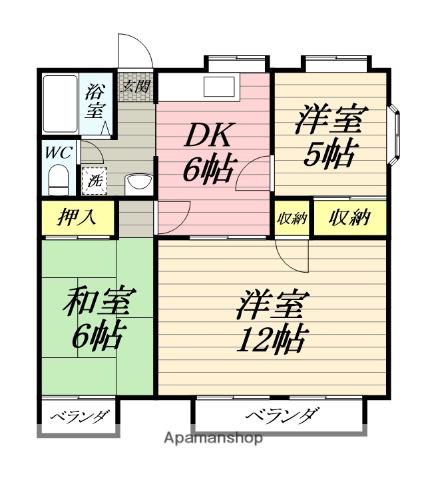 ハイム湘南 3階階 間取り