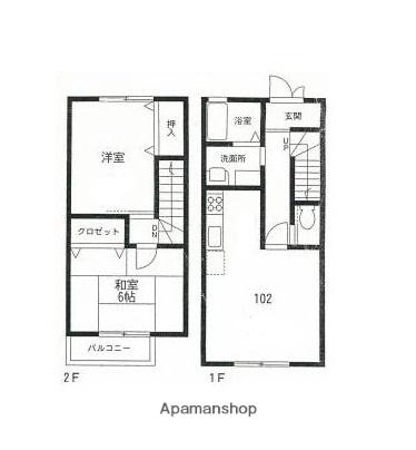 プレステージ(2LDK)の間取り写真