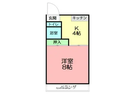 サンワード小泉NO.10(1K/1階)の間取り写真