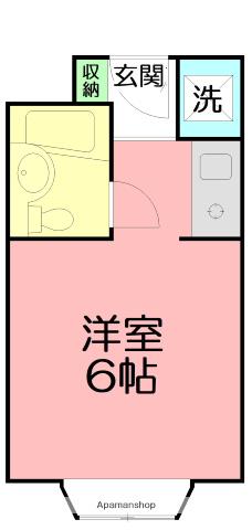 ハイツマイヤアタ(ワンルーム/1階)の間取り写真