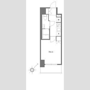 エヌステージ秦野駅前(1K/7階)の間取り写真