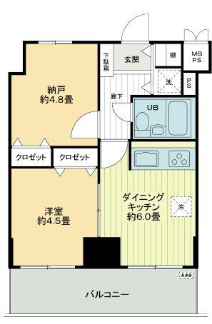 ライオンズマンション平塚宝町 6階階 間取り