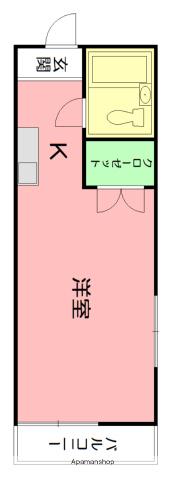 スペース松蓮寺(1K/1階)の間取り写真