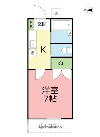 大木ハイム 2階階 間取り