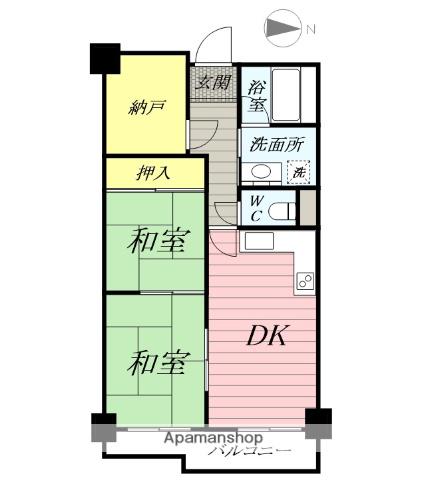 ソシエ弐番館 4階階 間取り