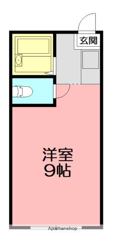 パレーシャル湘南館Ⅰ(ワンルーム/2階)の間取り写真