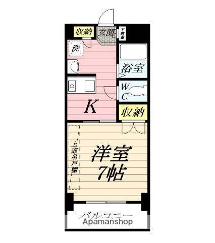ラポール鶴嶺 4階階 間取り