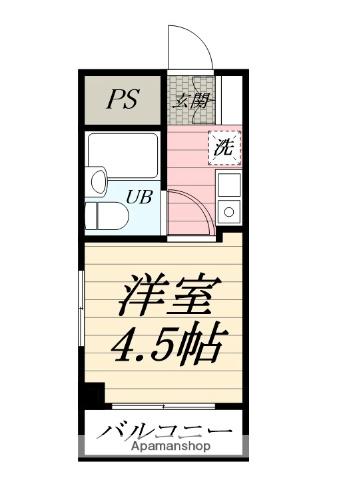 クリオ相模大塚壱番館(1K/7階)の間取り写真