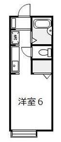 洋風ハイツ 2階階 間取り