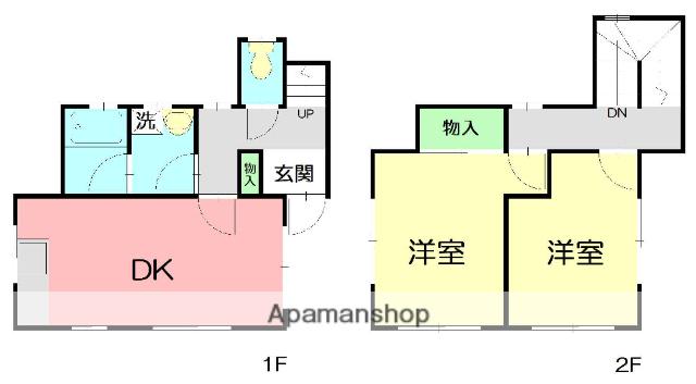テラスハウス　アイ(2LDK)の間取り写真