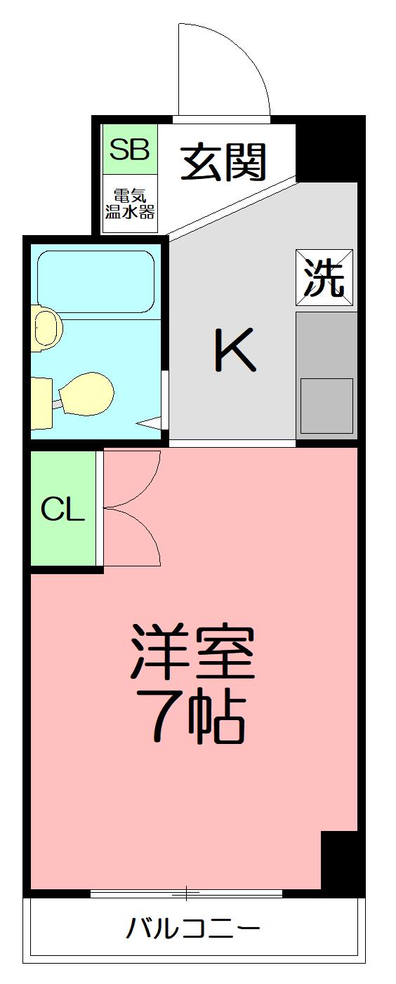 エストレージャ湘南 6階階 間取り