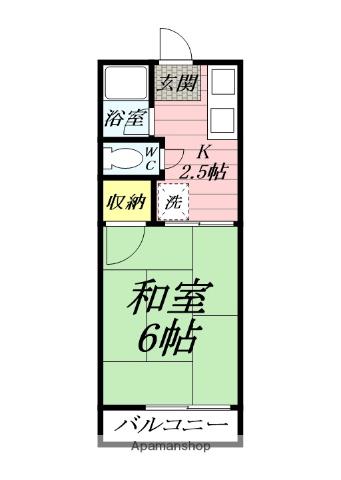メゾン荒木 2階階 間取り