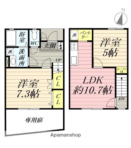 ＬＵＣＥ桜が岡(2LDK)の間取り写真