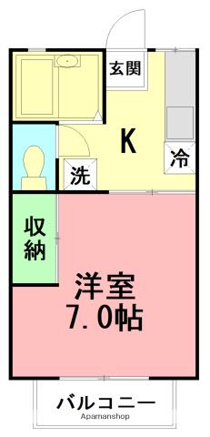 TAP安藤7 2階階 間取り