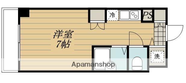 ウィンディ湘南(ワンルーム/4階)の間取り写真