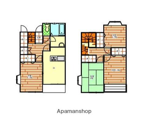メゾン８８(4DK)の間取り写真