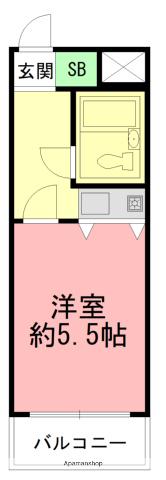 クリオ平塚七番館 5階階 間取り