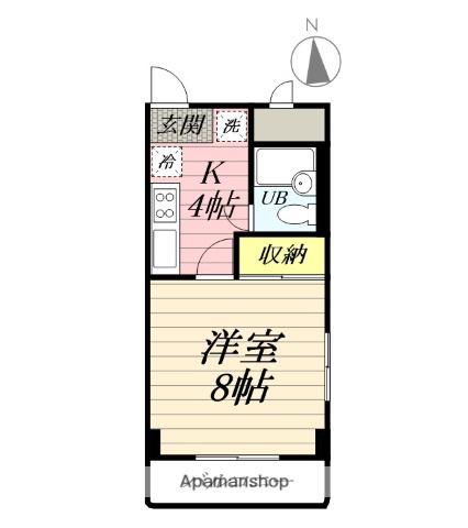 コクブマンション 5階階 間取り