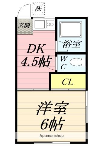 蓼科コーポ 2階階 間取り