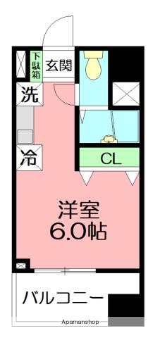 ESPERANZA桜(1K/9階)の間取り写真