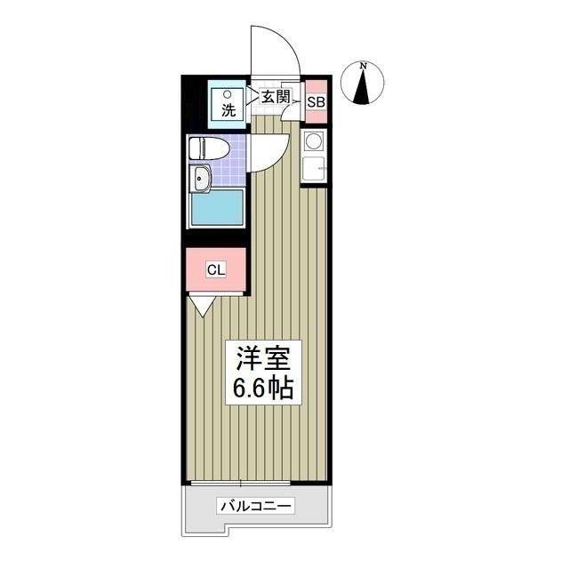 ジョイフル大和南 2階階 間取り