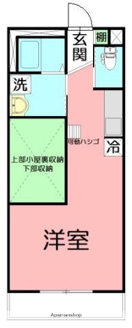 LAVIE茅ケ崎(ワンルーム/2階)の間取り写真