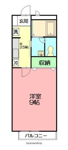 FORTUNA(1K/1階)の間取り写真