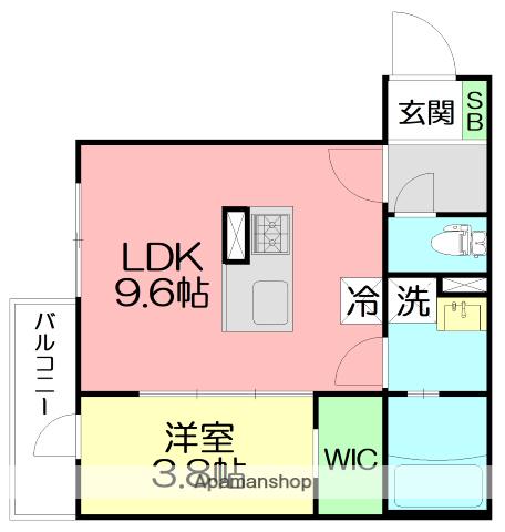 沼井様計画(1LDK/3階)の間取り写真