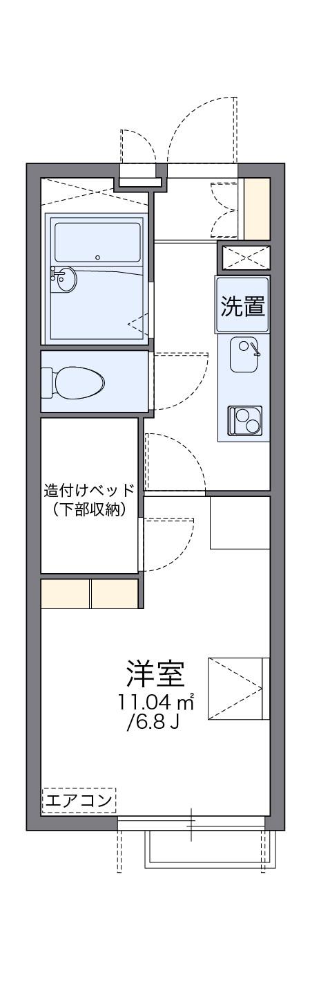 レオパレス北鎌倉ホームズ 3階階 間取り