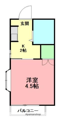 クレアハイツ 2階階 間取り