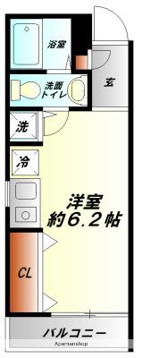 BAAN栄(ワンルーム/2階)の間取り写真