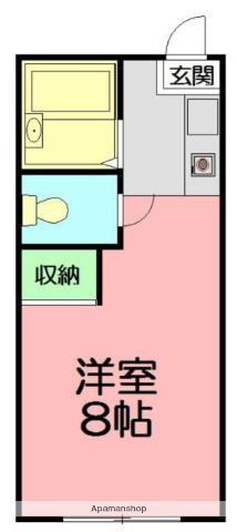 パレーシャル湘南館I 1階階 間取り